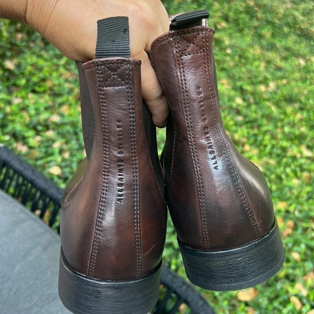 New ▶️ AllSaints ◀️ Jesiah Pull On Leather Boots